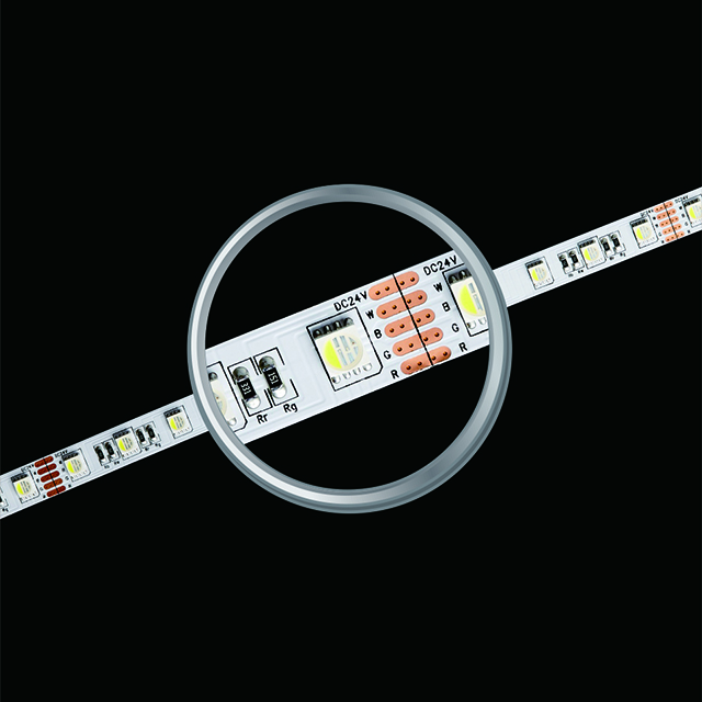 SMD5050 60LEDs 19.2W RGBW UL Led 스트립 라이트