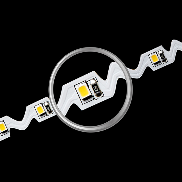 SMD2835 60LEDs 10.8W 지그재그 16.5ft Led 스트립 라이트